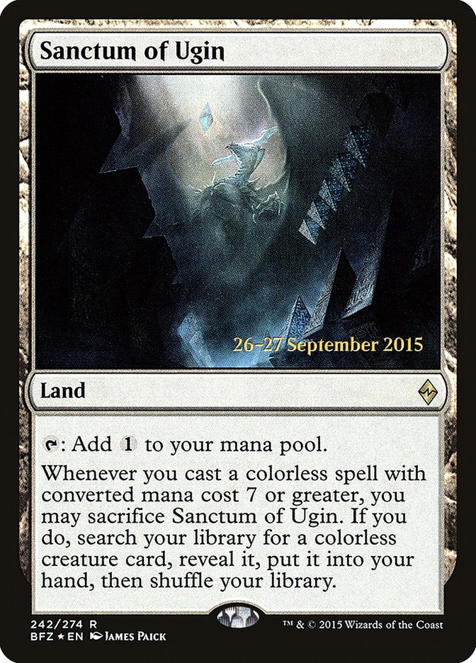 Sanctum of Ugin  [Battle for Zendikar Prerelease Promos] | PLUS EV GAMES 