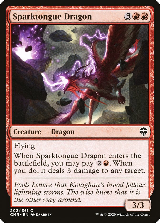 Sparktongue Dragon [Commander Legends] | PLUS EV GAMES 