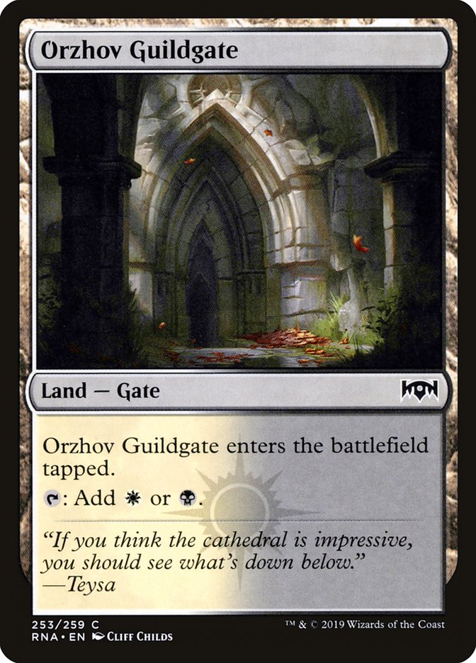 Orzhov Guildgate (253/259) [Ravnica Allegiance] | PLUS EV GAMES 