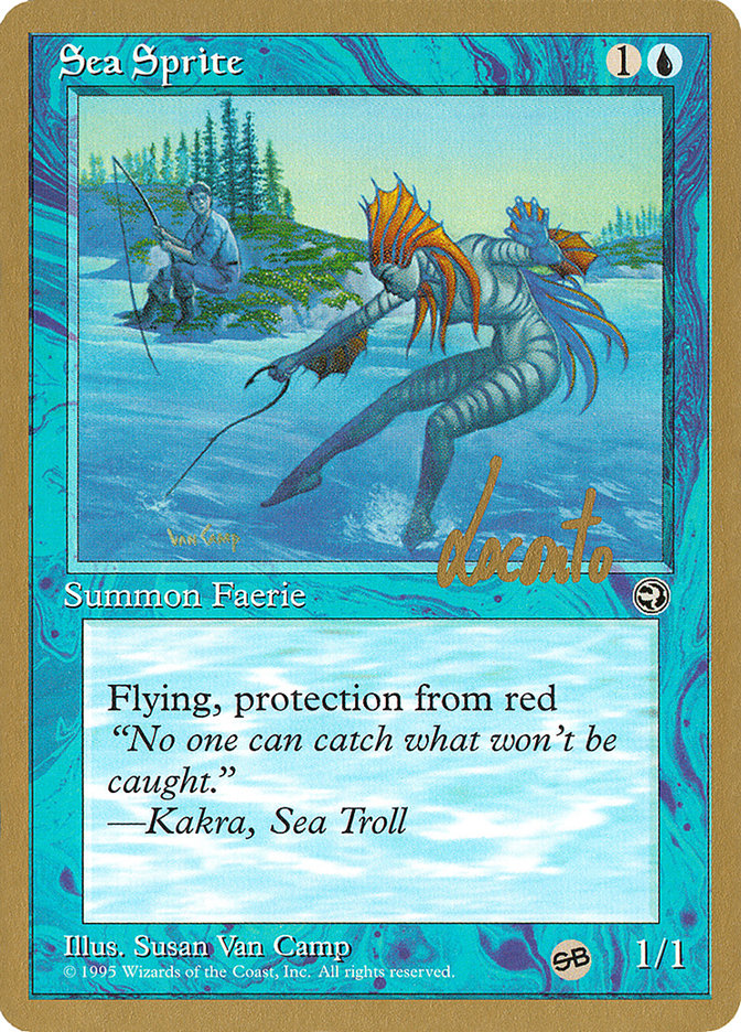 Sea Sprite (Michael Loconto) (SB) [Pro Tour Collector Set] | PLUS EV GAMES 