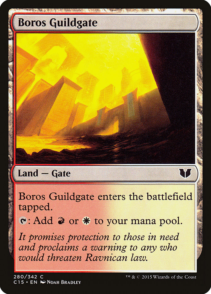 Boros Guildgate [Commander 2015] | PLUS EV GAMES 