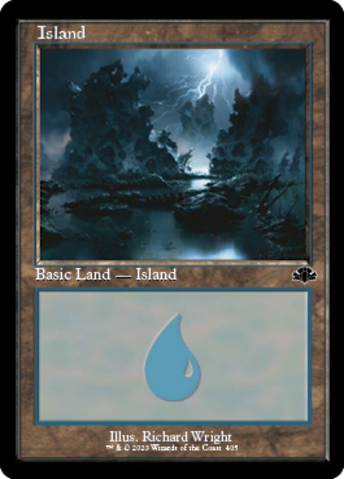 Island (405) (Retro) [Dominaria Remastered] | PLUS EV GAMES 