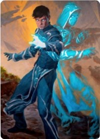 Jace, Mirror Mage 1 Art Card [Zendikar Rising Art Series] | PLUS EV GAMES 