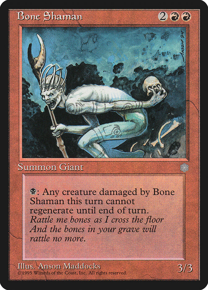 Bone Shaman [Ice Age] | PLUS EV GAMES 
