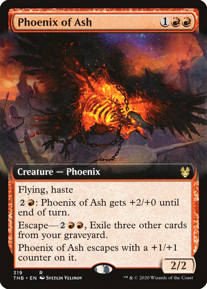 Phoenix of Ash (Extended) [Theros Beyond Death] | PLUS EV GAMES 