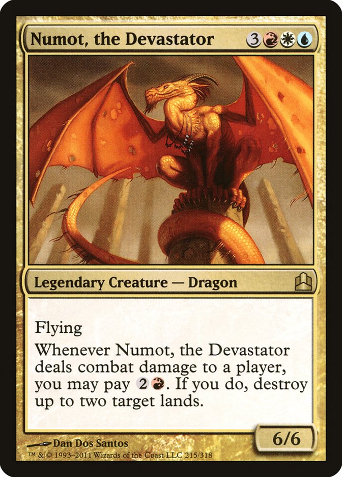 Numot, the Devastator [Commander 2011] | PLUS EV GAMES 