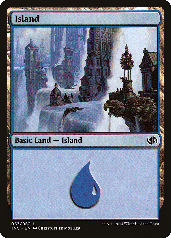 Island (33) [Duel Decks Anthology] | PLUS EV GAMES 