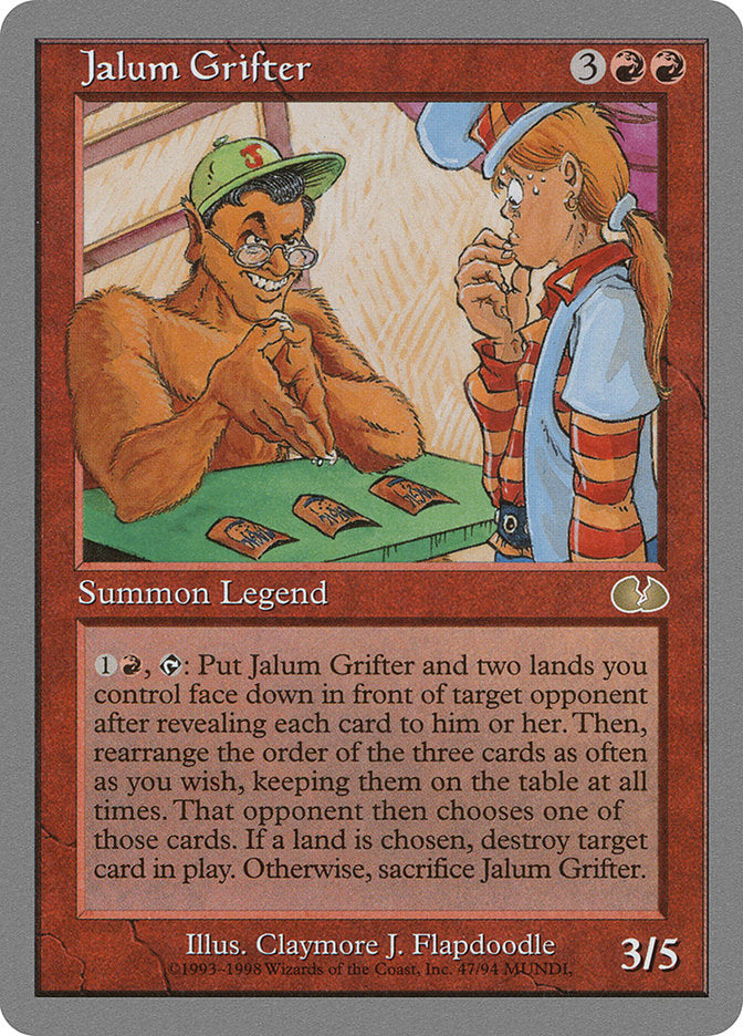 Jalum Grifter [Unglued] | PLUS EV GAMES 