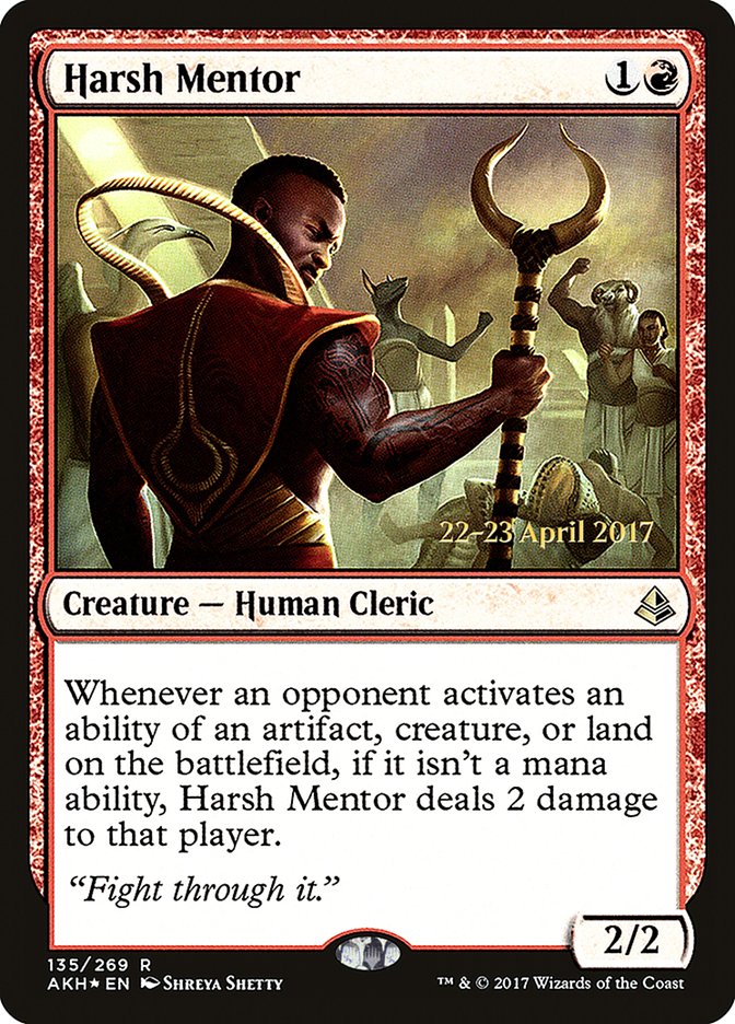 Harsh Mentor  [Amonkhet Prerelease Promos] | PLUS EV GAMES 