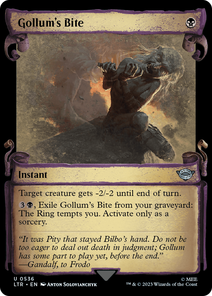 Gollum's Bite [The Lord of the Rings: Tales of Middle-Earth Showcase Scrolls] | PLUS EV GAMES 