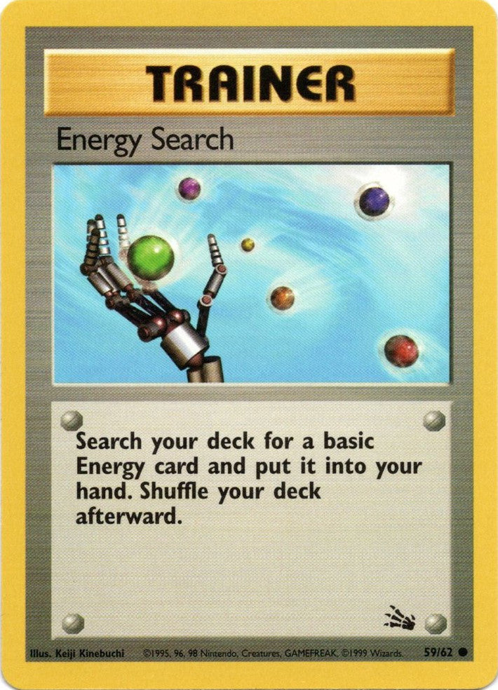 Energy Search (59/62) [Fossil Unlimited] | PLUS EV GAMES 