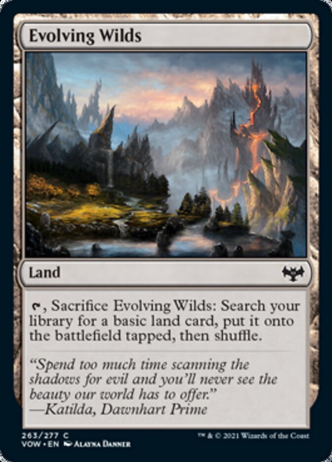 Evolving Wilds [Innistrad: Crimson Vow] | PLUS EV GAMES 