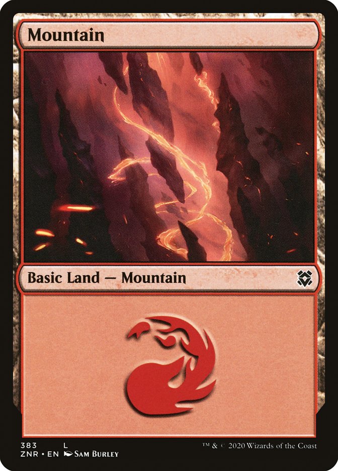 Mountain (383) [Zendikar Rising] | PLUS EV GAMES 