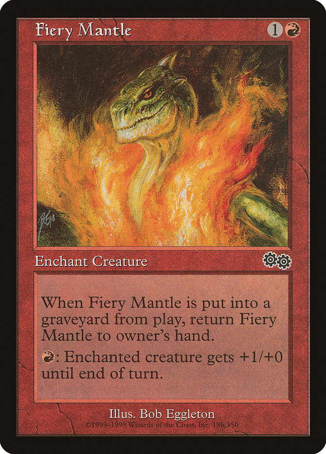 Fiery Mantle [Urza's Saga] | PLUS EV GAMES 