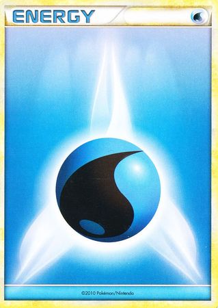 Water Energy (2010 Unnumbered HGSS Style Non Holo) [League & Championship Cards]