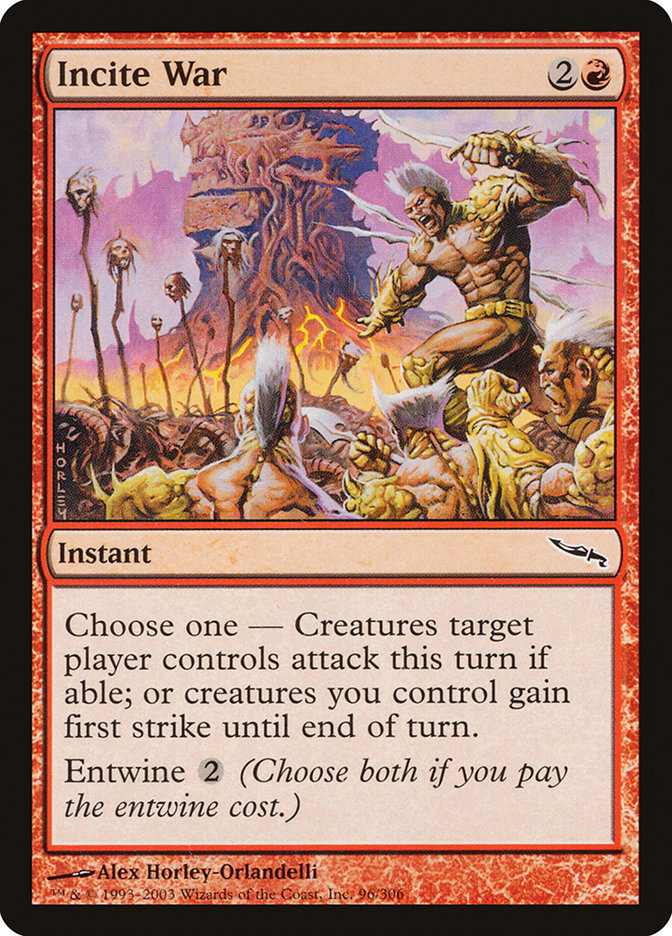 Incite War [Mirrodin] | PLUS EV GAMES 