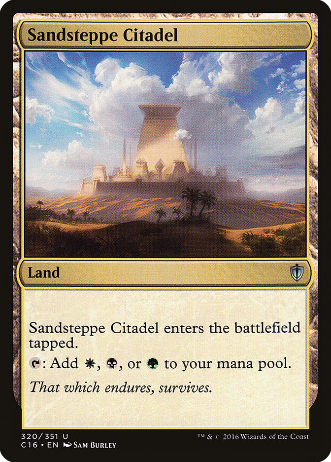 Sandsteppe Citadel [Commander 2016] | PLUS EV GAMES 