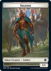 Soldier // Elf Warrior Double-Sided Token [Game Night: Free-for-All Tokens] | PLUS EV GAMES 