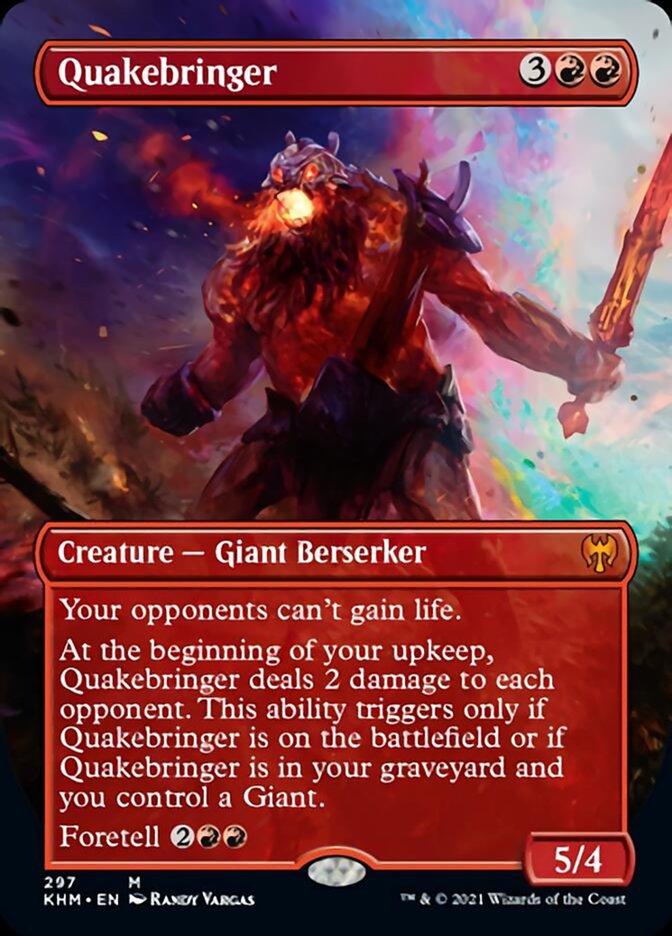 Quakebringer (Borderless Alternate Art) [Kaldheim] | PLUS EV GAMES 