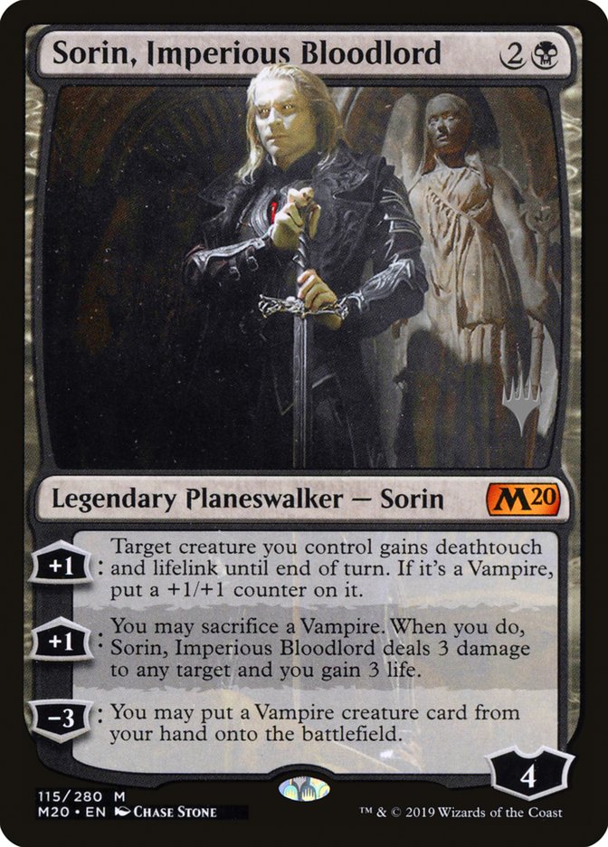 Sorin, Imperious Bloodlord (Promo Pack) [Core Set 2020 Promos] | PLUS EV GAMES 