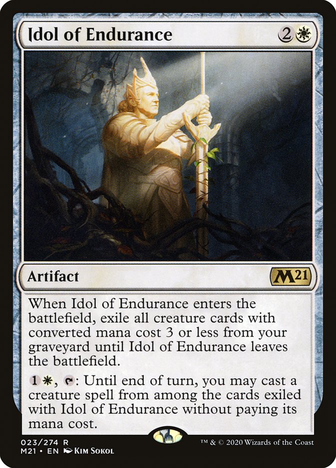 Idol of Endurance [Core Set 2021] | PLUS EV GAMES 