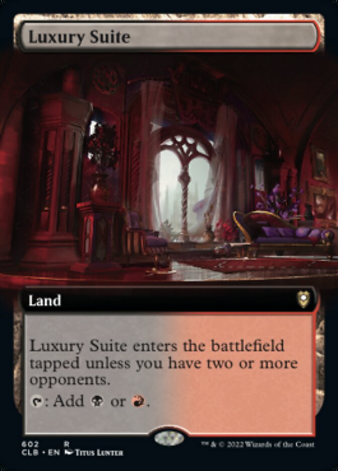 Luxury Suite (Extended Art) [Commander Legends: Battle for Baldur's Gate] | PLUS EV GAMES 