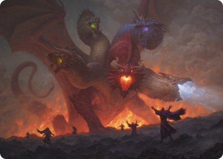 Tiamat Art Card [Dungeons & Dragons: Adventures in the Forgotten Realms Art Series] | PLUS EV GAMES 