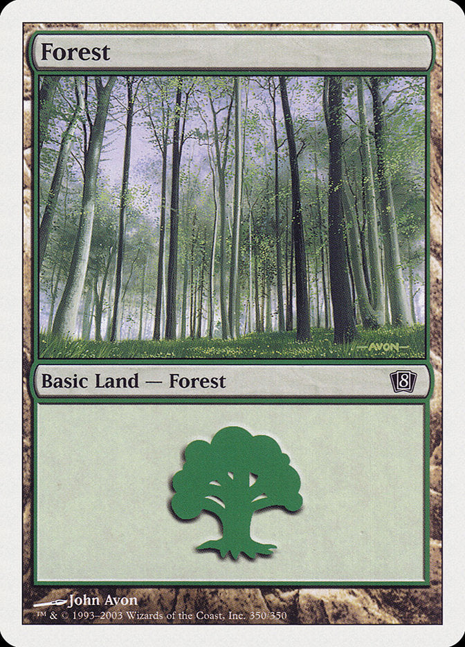 Forest (350) [Eighth Edition] | PLUS EV GAMES 