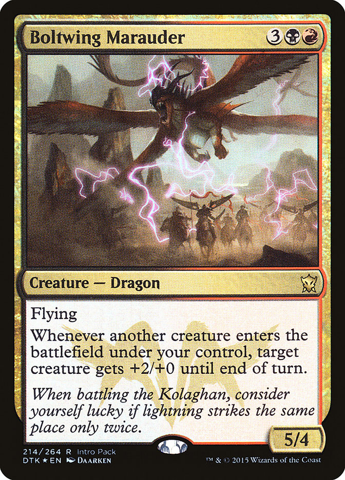 Boltwing Marauder (Intro Pack) [Dragons of Tarkir Promos] | PLUS EV GAMES 