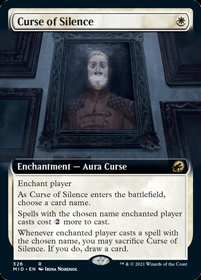 Curse of Silence (Extended) [Innistrad: Midnight Hunt] | PLUS EV GAMES 