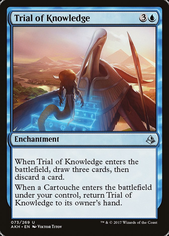 Trial of Knowledge [Amonkhet] | PLUS EV GAMES 