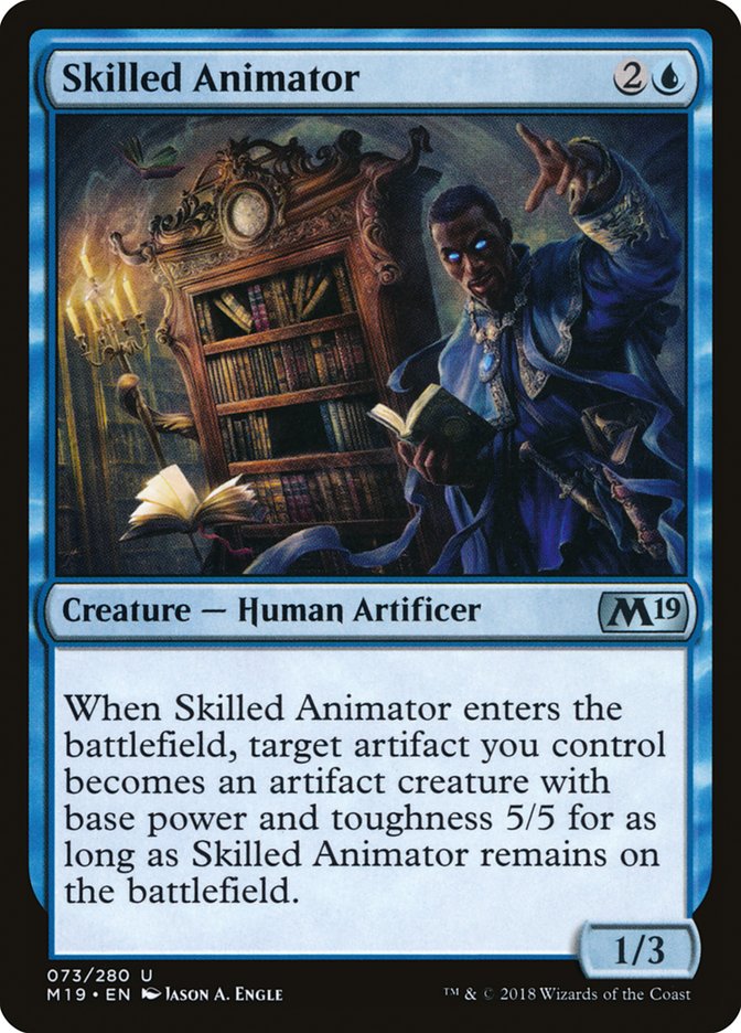 Skilled Animator [Core Set 2019] | PLUS EV GAMES 