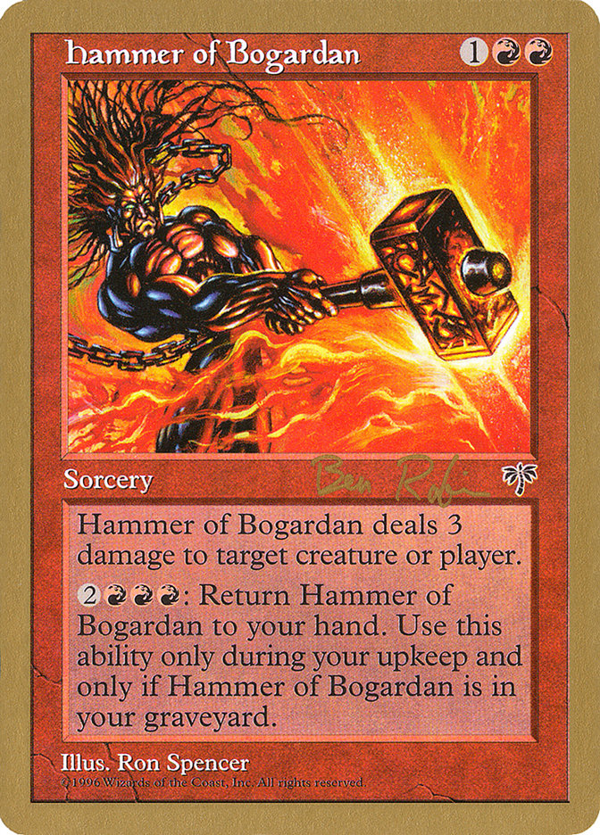 Hammer of Bogardan (Ben Rubin) [World Championship Decks 1998] | PLUS EV GAMES 