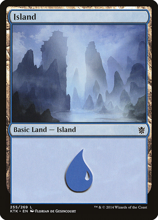 Island (255) [Khans of Tarkir] | PLUS EV GAMES 