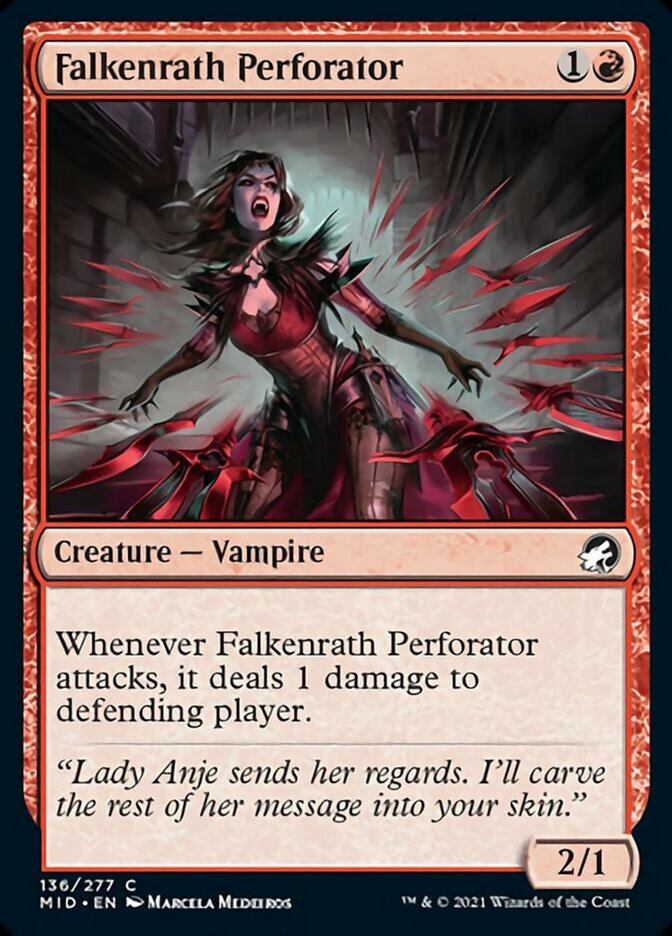 Falkenrath Perforator [Innistrad: Midnight Hunt] | PLUS EV GAMES 