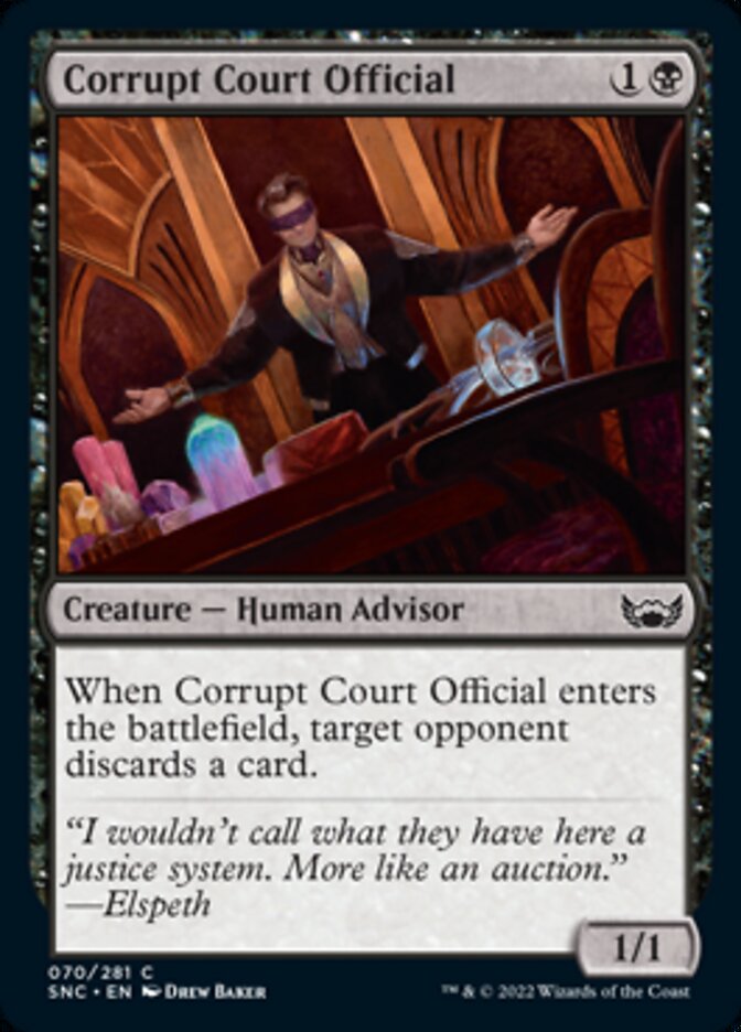 Corrupt Court Official [Streets of New Capenna] | PLUS EV GAMES 