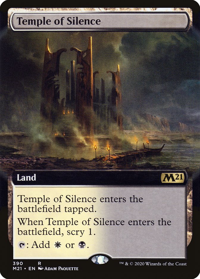 Temple of Silence (Extended) [Core Set 2021] | PLUS EV GAMES 