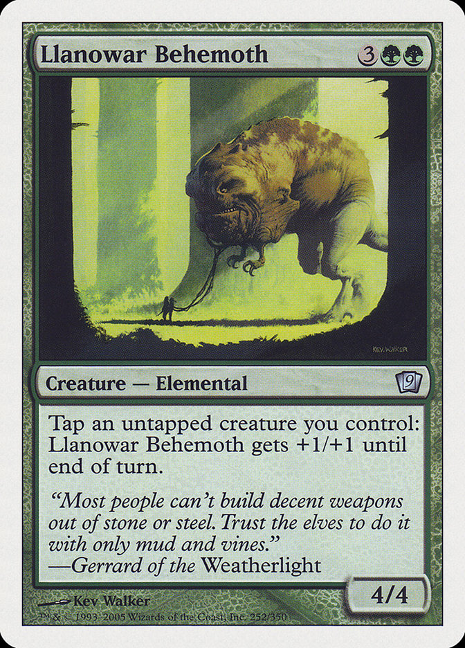 Llanowar Behemoth [Ninth Edition] | PLUS EV GAMES 