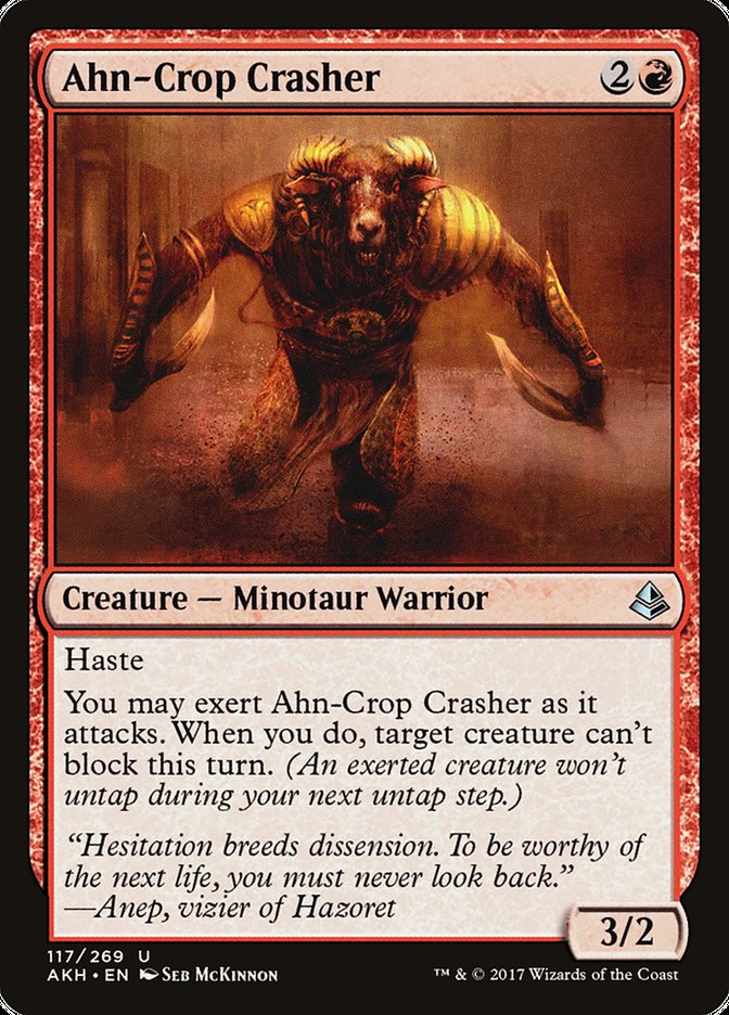 Ahn-Crop Crasher [Amonkhet] | PLUS EV GAMES 