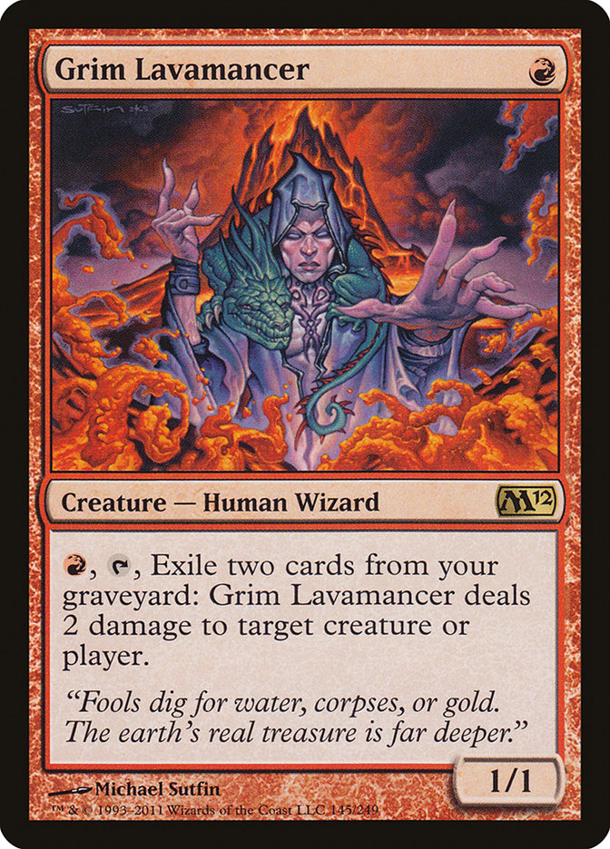 Grim Lavamancer [Magic 2012] | PLUS EV GAMES 