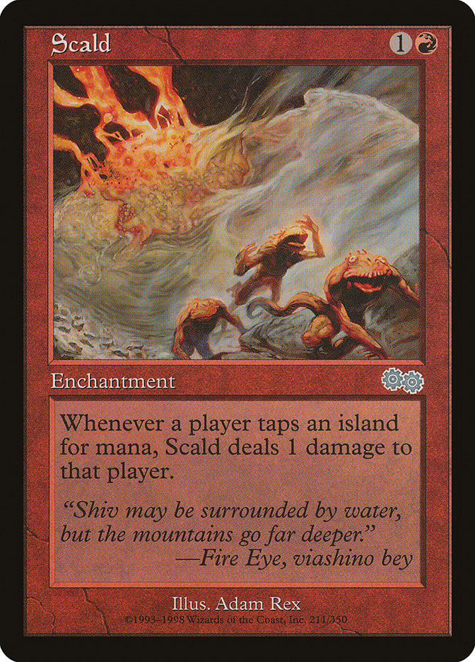 Scald [Urza's Saga] | PLUS EV GAMES 