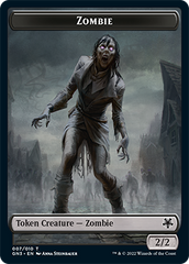 Zombie // Human Soldier Double-Sided Token [Game Night: Free-for-All Tokens] | PLUS EV GAMES 