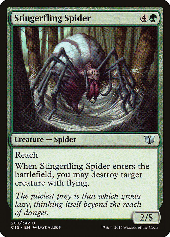 Stingerfling Spider [Commander 2015] | PLUS EV GAMES 