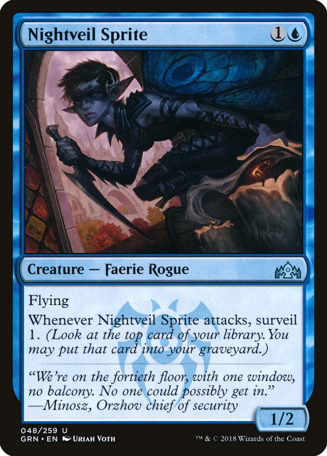 Nightveil Sprite [Guilds of Ravnica] | PLUS EV GAMES 