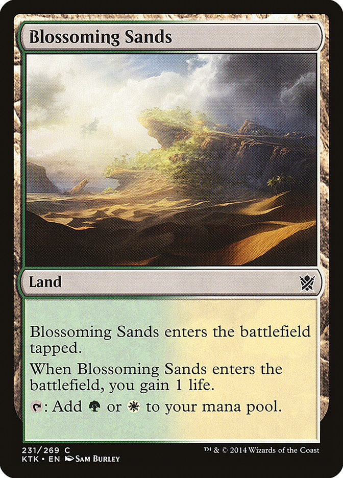 Blossoming Sands [Khans of Tarkir] | PLUS EV GAMES 