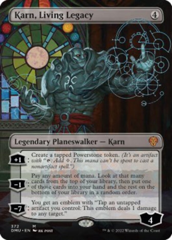 Karn, Living Legacy (Borderless) [Dominaria United] | PLUS EV GAMES 