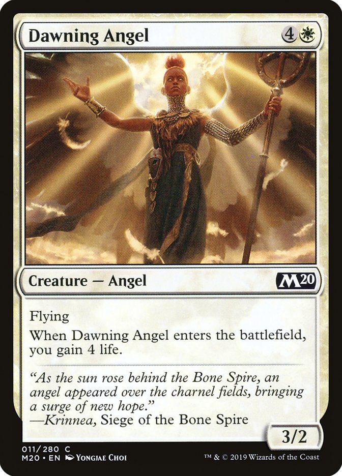 Dawning Angel [Core Set 2020] | PLUS EV GAMES 