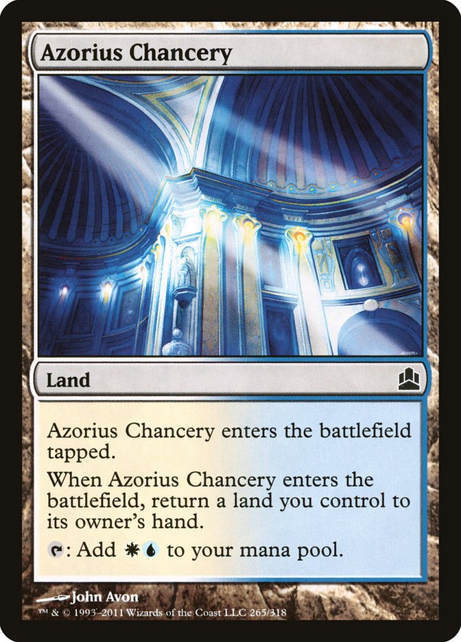 Azorius Chancery [Commander 2011] | PLUS EV GAMES 