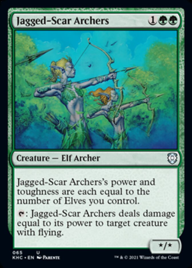 Jagged-Scar Archers [Kaldheim Commander] | PLUS EV GAMES 
