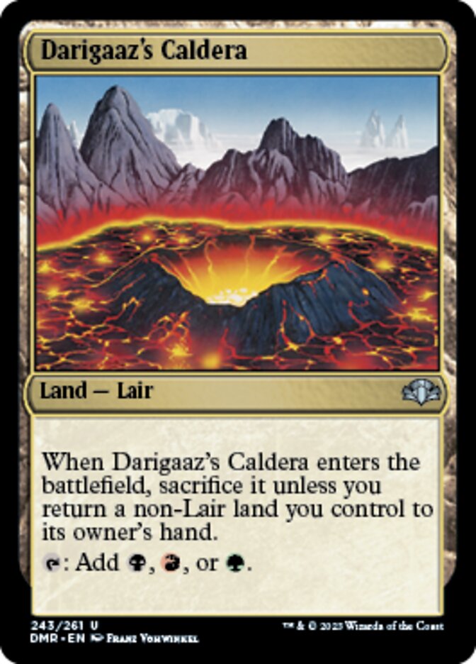 Darigaaz's Caldera [Dominaria Remastered] | PLUS EV GAMES 